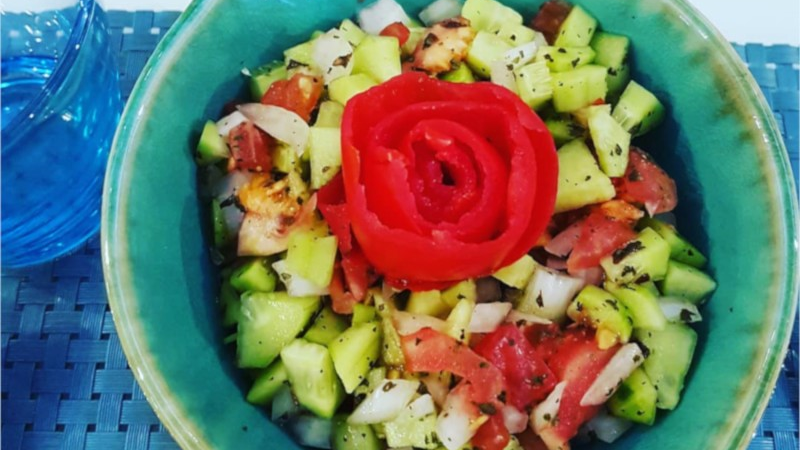 Shirazi Salad, A Delicious Appetizer